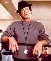 Rocky Balboa as a manager in Rocky V.